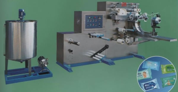 Multi-Pieces Wet Tissue Folding Machine, آلات تصنيع الورق