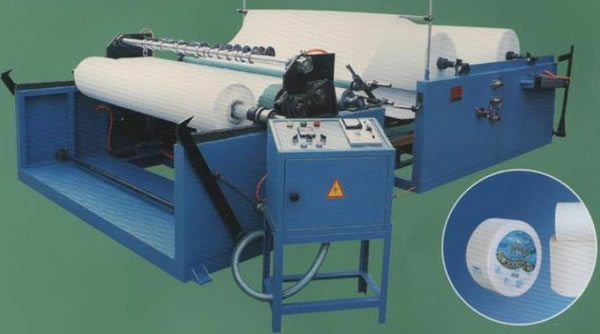 Cutting and Rewinding Machine, آلات تصنيع الورق