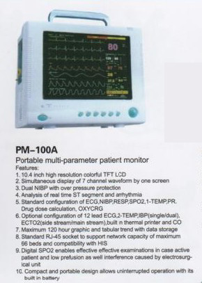  Monitor paciente, Monitor paciente