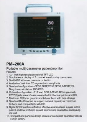  Monitor paciente, Monitor paciente