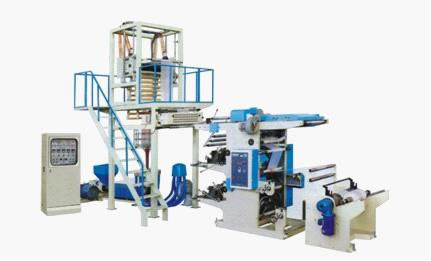 PE Blown film flexographic printing line machine,Plastic Processing Machinery