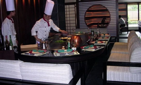 Smokeless Teppanyaki Table,Restaurant bbq table